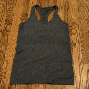 Lululemon swiftly tech racer back tank size 6 grey